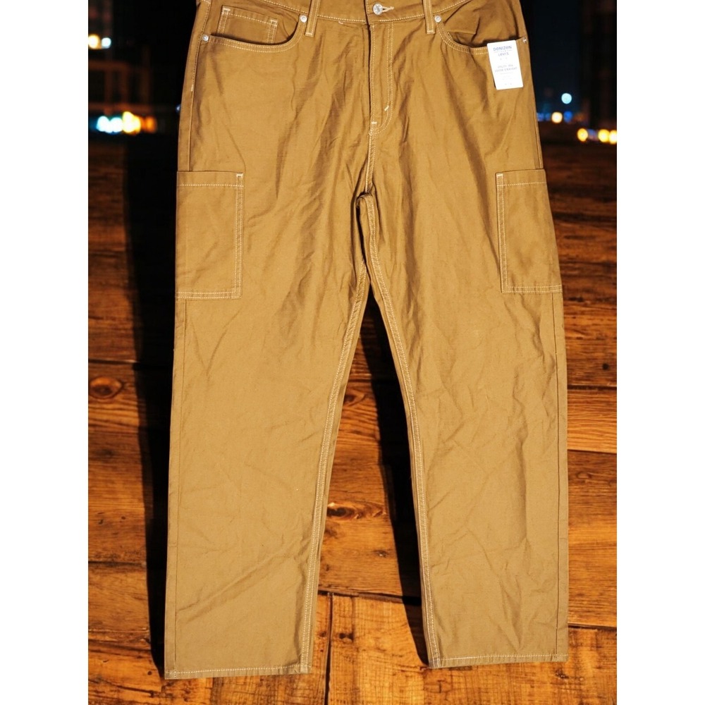 NWT Denizen From Levi's Vintage Utility 90's Loose Straight Leg Jeans Size 36x29